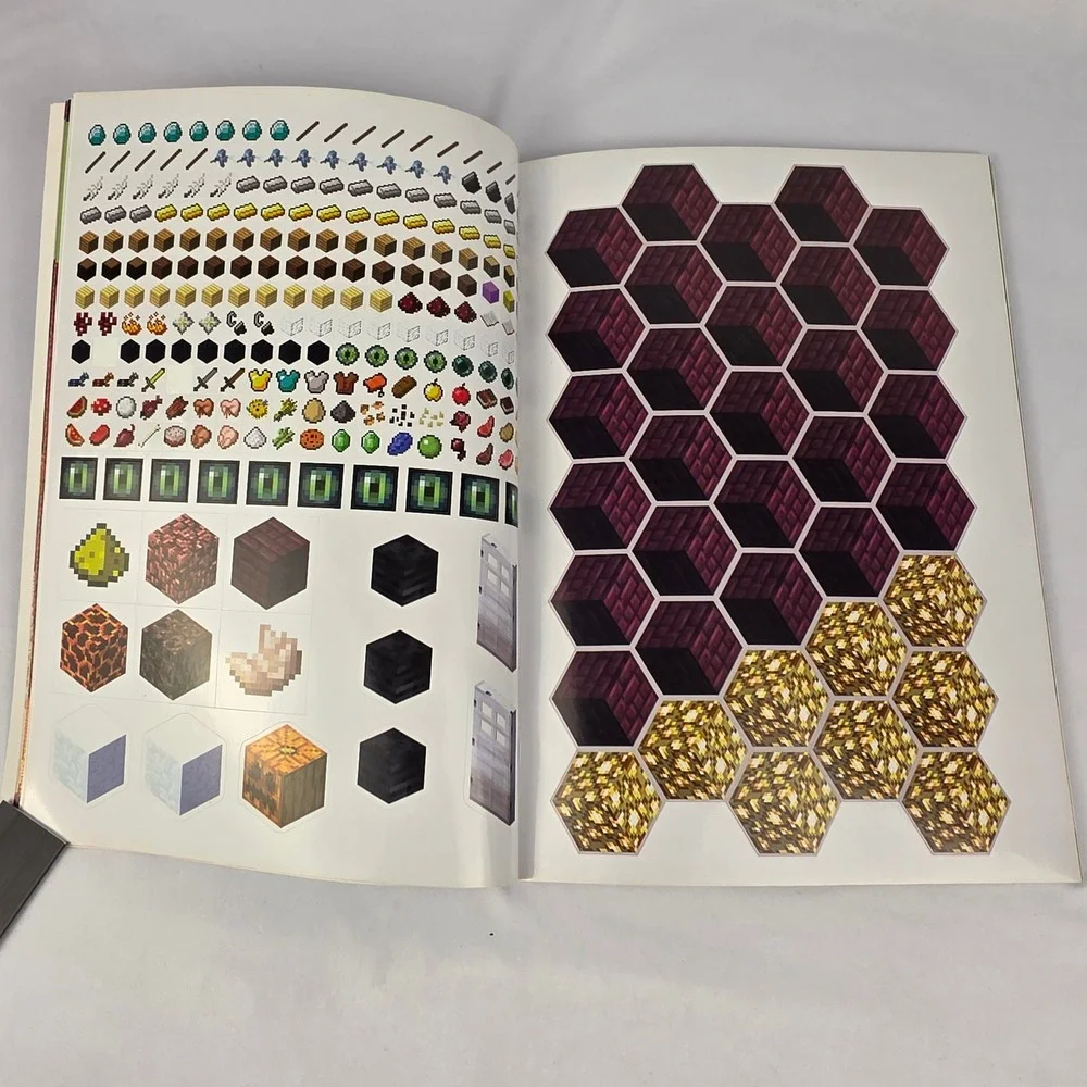 Minecraft Official Nether and The End Sticker Book for Kids - Minor use‎